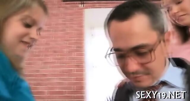 Chick Is Sucking Teacher's Cock