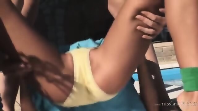 Interracial Coitus With Blonde Beauty Babe