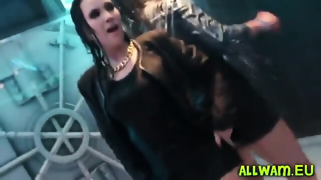 Amateur Euro Teens Shower Dancing