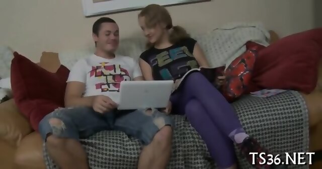 Naughty Latina Teen Grabs A Cock