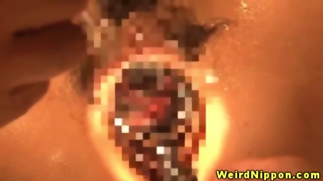 Japanese Babe Getting Her Pussy Fingered