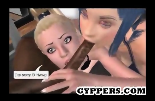 Threesome In 3d Animation