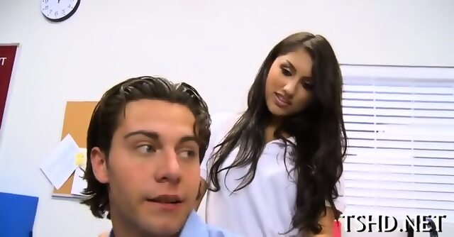 Muscular Stag Drills Girl