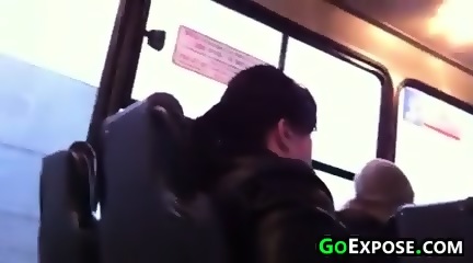 Flashing This Chick On The Bus