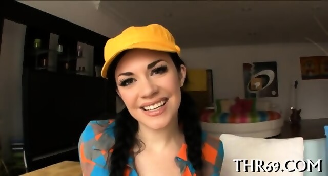 Wild Deepthroating From Cute Chick