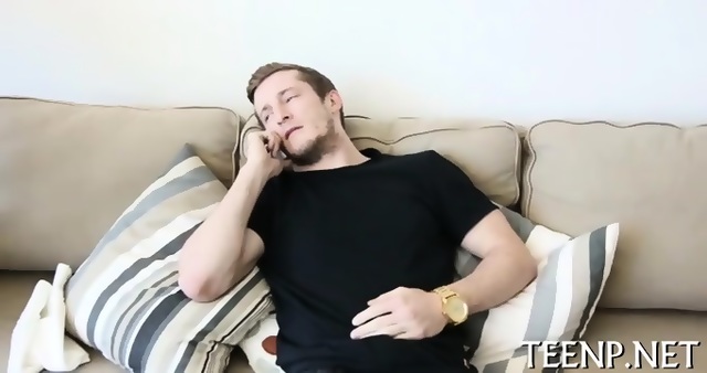 Horny Babe Is On Top Of Pleasures