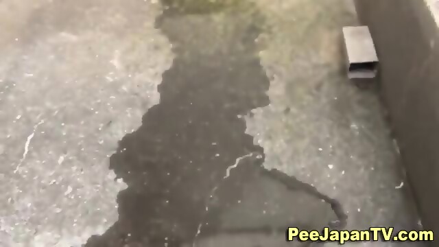 Long Legged Asian Pisses