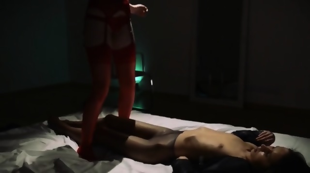 Unique Lezzs In Pantyhose Using Strap