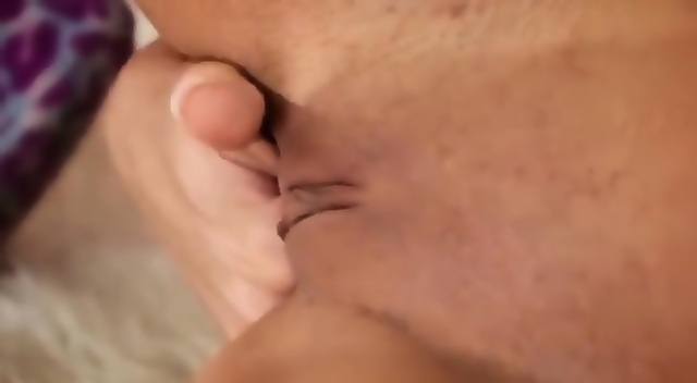 Sexy Toying Vagina On The Pink Chair