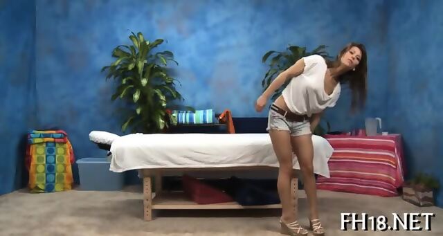 Sensual Hammering During Massage