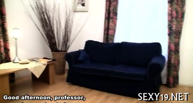 Wild Pleasuring For Old Teacher