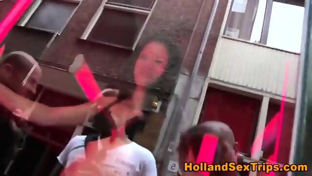 European Whore Sucks Cock