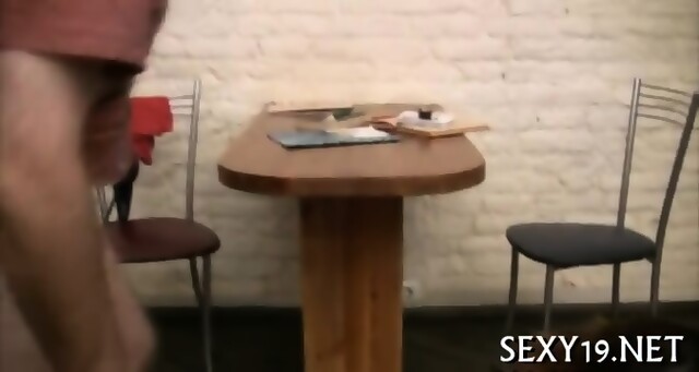 Old Master Is Taming Cute Chick