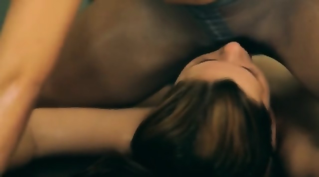 Two Sweaty Cunts In Nylon Pants On Bed