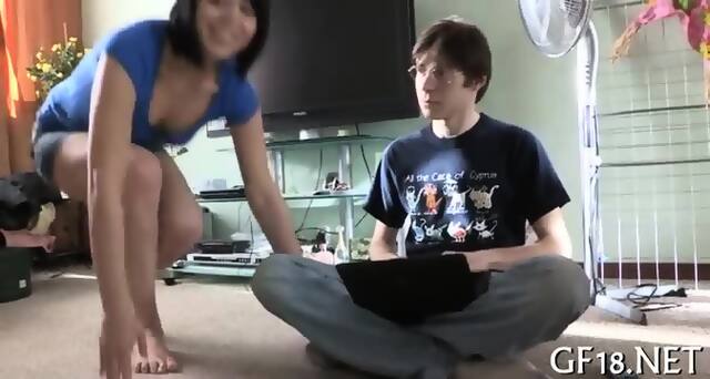 Riding On A Thick Pecker