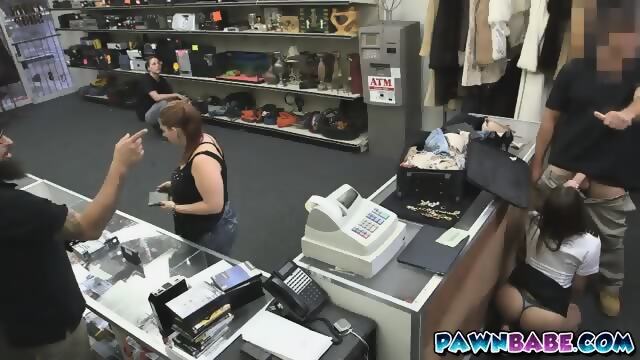 A Smokin  Hot Latina Stewardess Went To The Counter To Suck On Dudes Cock