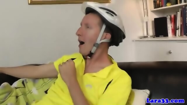 British Mature Picks Up Cyclist For Fuck