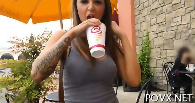 Massive Dong Amazes Horny Hottie