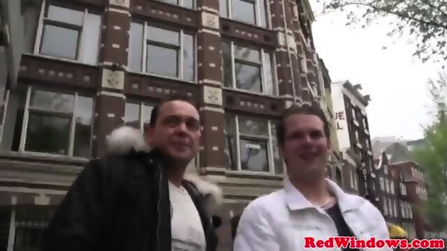 Busty Dutch Hooker Happy With Her Client