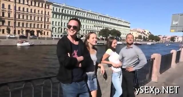 Two Babes Fuck Two Stallions