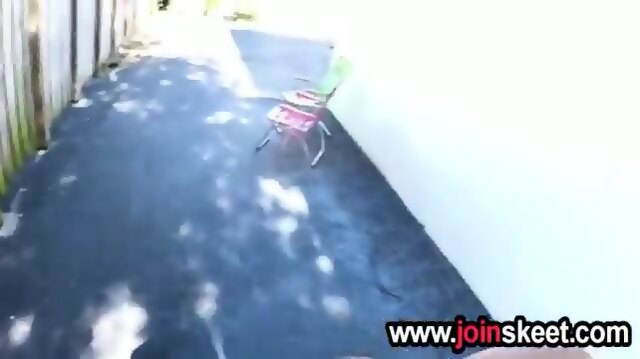 Asian Gal Riding And Slurping