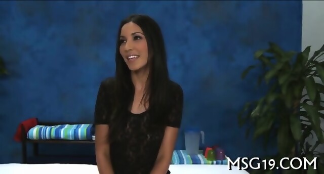 Cute Masseuse Shows Off Body
