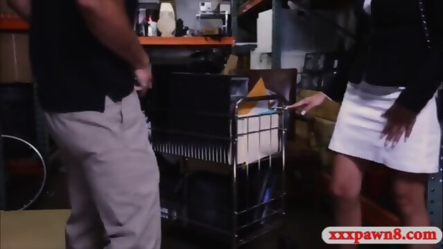 Hot Blonde Milf Pawns Her Pussy And Fucked At The Pawnshop