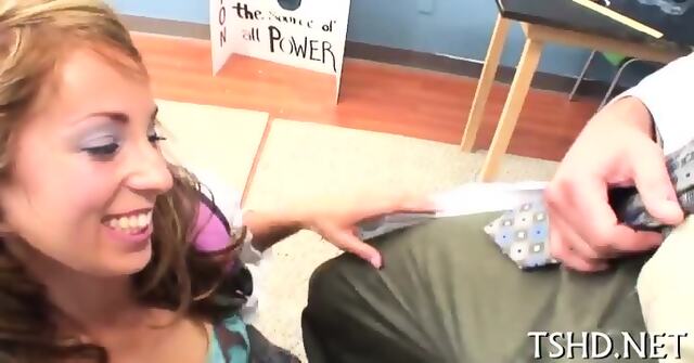 Schoolgirl Receives Dick