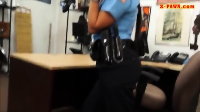 Busty Police Officer Pawns Her Stuff And Nailed To Earn Cash