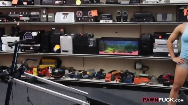 Muscular Chick Screwed By Perv Pawn Man At The Pawnshop