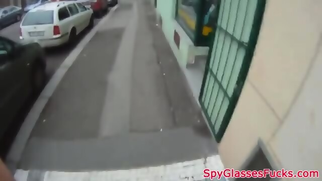 Picked Up Czech Babe Gives Public Bj