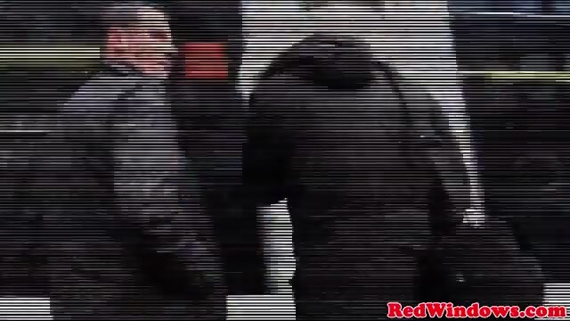 Real Amsterdam Hooker Fucks In Stockings