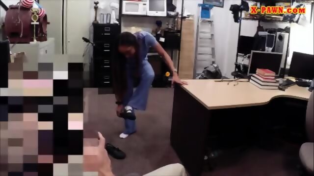 Desperate Babe Sells Old Teapot And Fucked In The Backroom