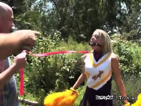 Cheerleader Gets Bound And Gagged By Boyfriend