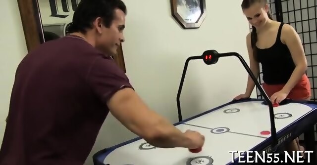 One Teen Slut For Two Cocks