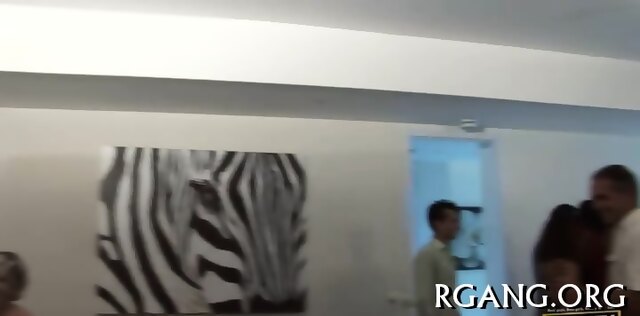 Great-looking sex party