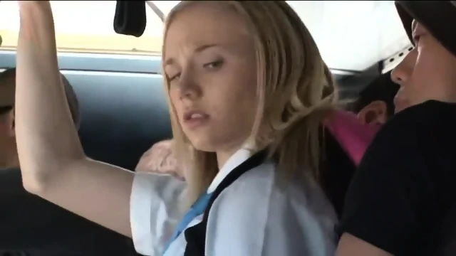 School Girl Tracey Sweet Fondled on Bus