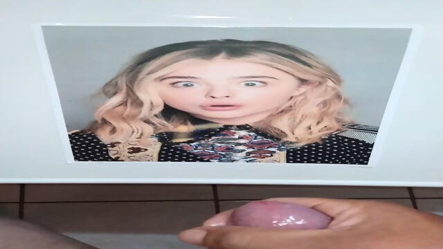 Tribute Ãum Chloe Moretz (Facial drenched of Cum)