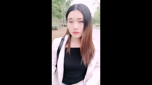 Chinese slut sucks and gets fucked in a wood