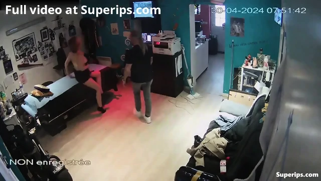 IPCAM – French tattoo artist man fucks his client