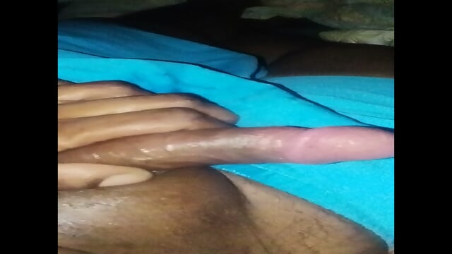 Playing with my small dick