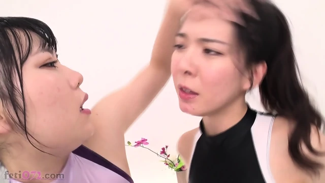 Japanese Lesbian Gym Buddies