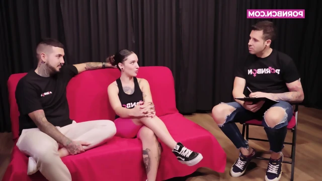 CASTING pareja real amateur PRVEGA28 y FAVDAFAKA 1a escena profesional de prvega para PORNBCN 4K