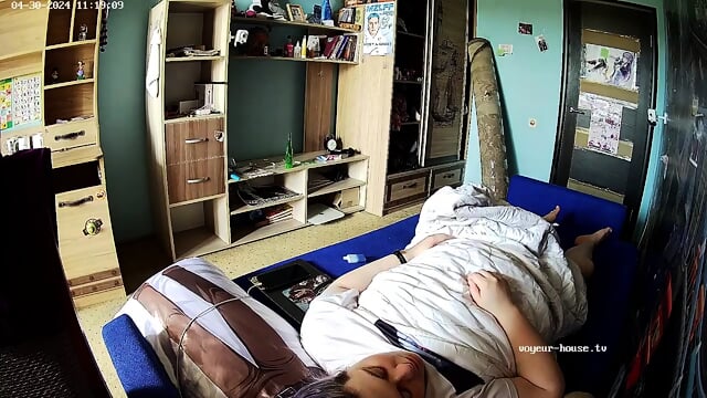 special candid sleeping bare feet closeup Alecia Apartment 2024-04-30 20-29-35 needitat