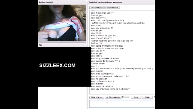 Chatroulette Russian brunette teen deserves a facial