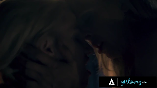 GIRLSWAY - Big Tits MILF Cherie De Ville Has Rough Steamy Sex With The Hot Kenna James