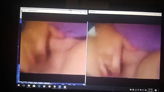 Shannon playing with her pussy