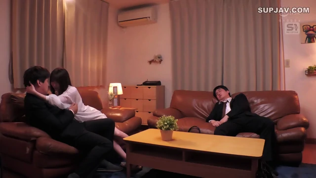 My Boss's Wife  With Her Big Tits And Kisses In Front Of My Drunk Boss - Aika Yumeno