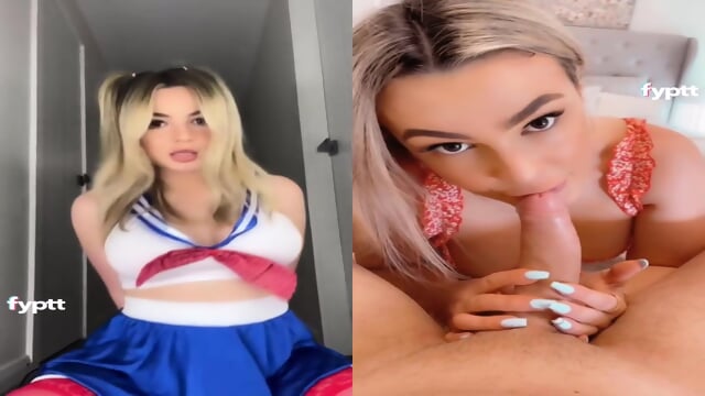 Tiktokers love to moans with cock