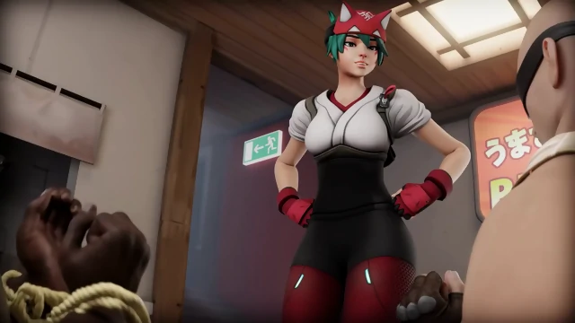 3D Overwatch Kiriko unluckyday creampie